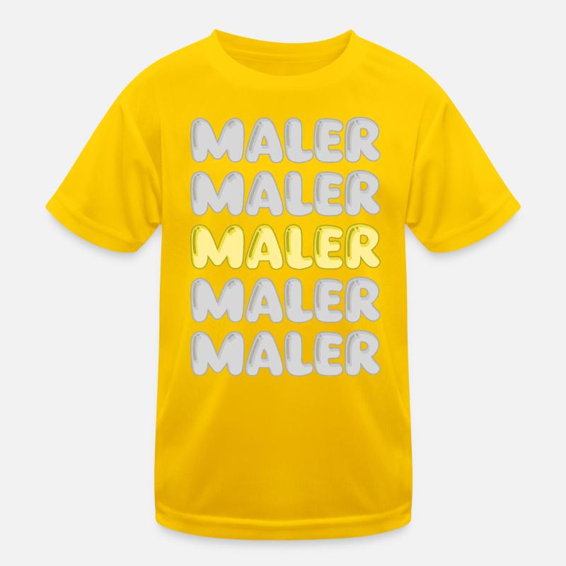 Beruf Maler Kinder Funktions-T-Shirt
