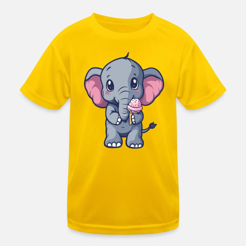 Petit Ami de la Glace Éléphant T-shirt sport Enfant