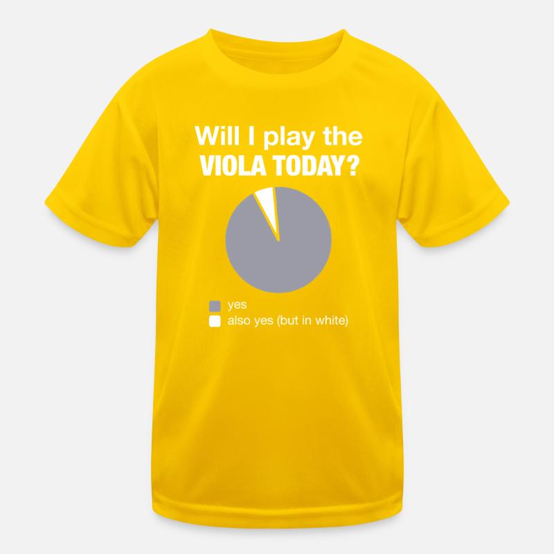 Viola Viola Playing Today Musicians Kids Functional T-Shirt