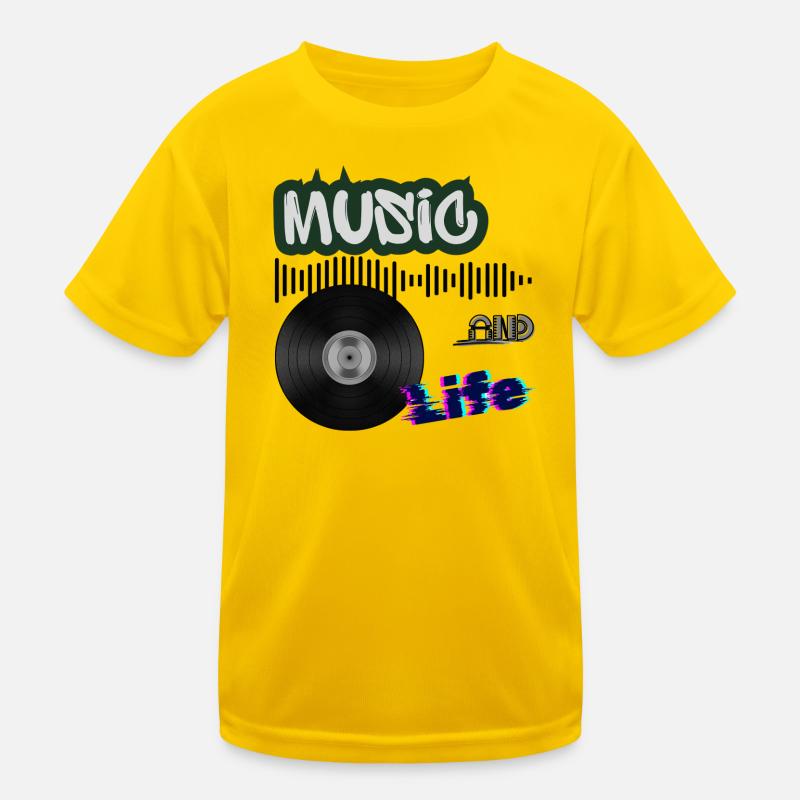 Vinyl Kinder Funktions-T-Shirt