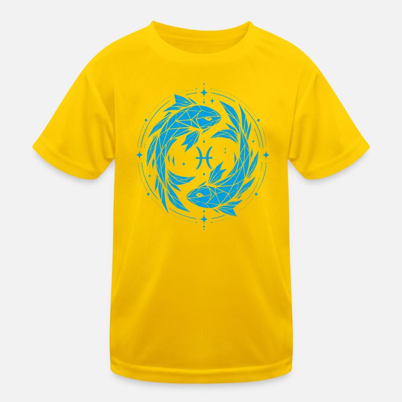 Pisces Symbol – Gentle & Modern Kids Functional T-Shirt