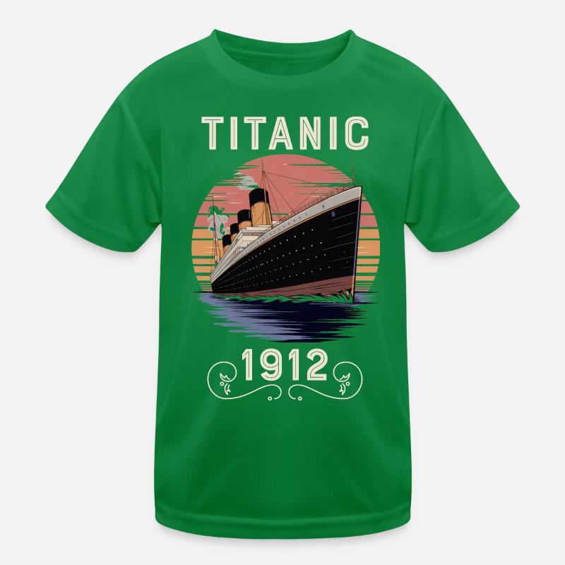 Titanic Vintage Design Titanic Experte Titanic Boys Kinder Funktions-T-Shirt