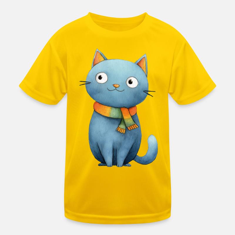 Im Stil einer kleinen Katzen-Magie Kinder Funktions-T-Shirt