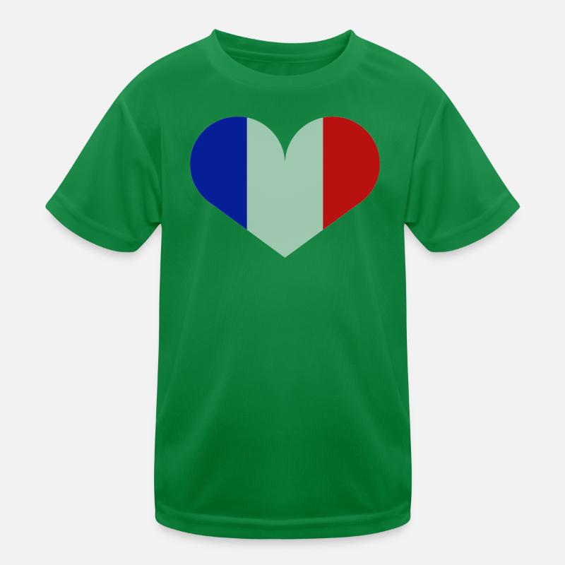 Drapeau français T-shirt sport Enfant