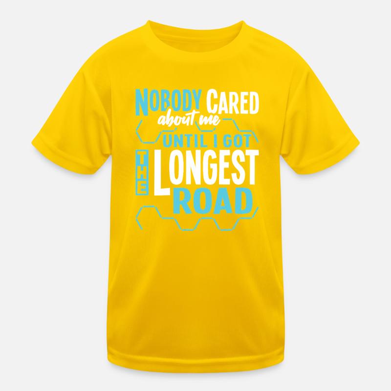Längste Straße Kinder Funktions-T-Shirt