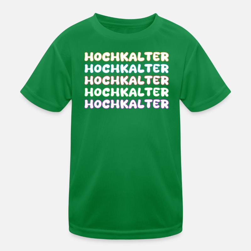 Bergsteigen Hochkalter Kinder Funktions-T-Shirt