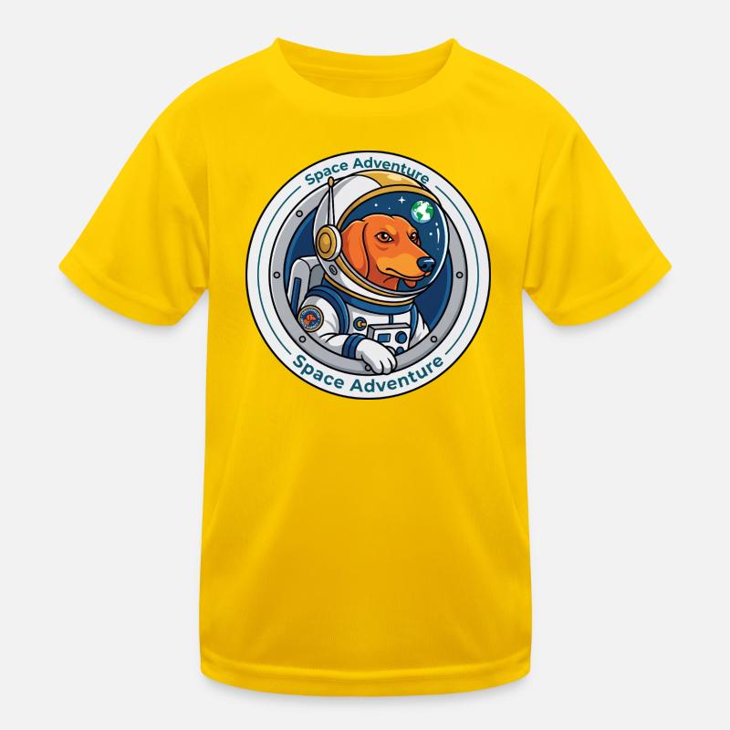 Aventure spatiale Teckel : Mission Weltall T-shirt sport Enfant