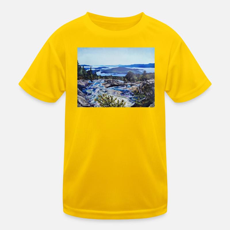 Bremstølen - Kids Functional T-Shirt - egg yellow