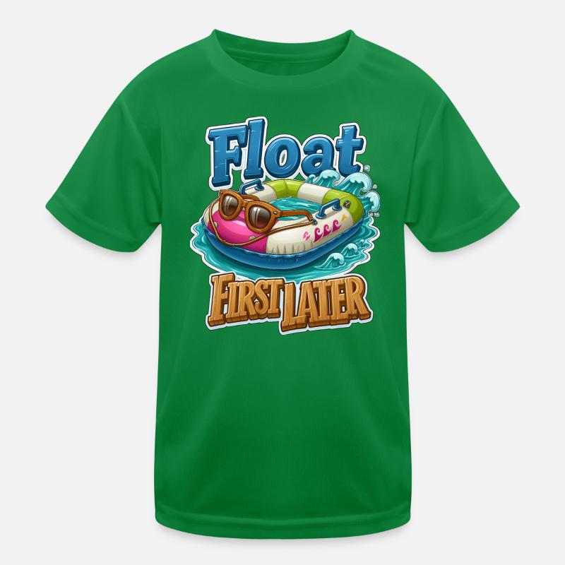 Float First, Later Kids Functional T-Shirt