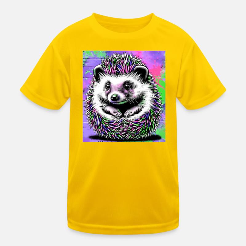 Igel Kinder Funktions-T-Shirt