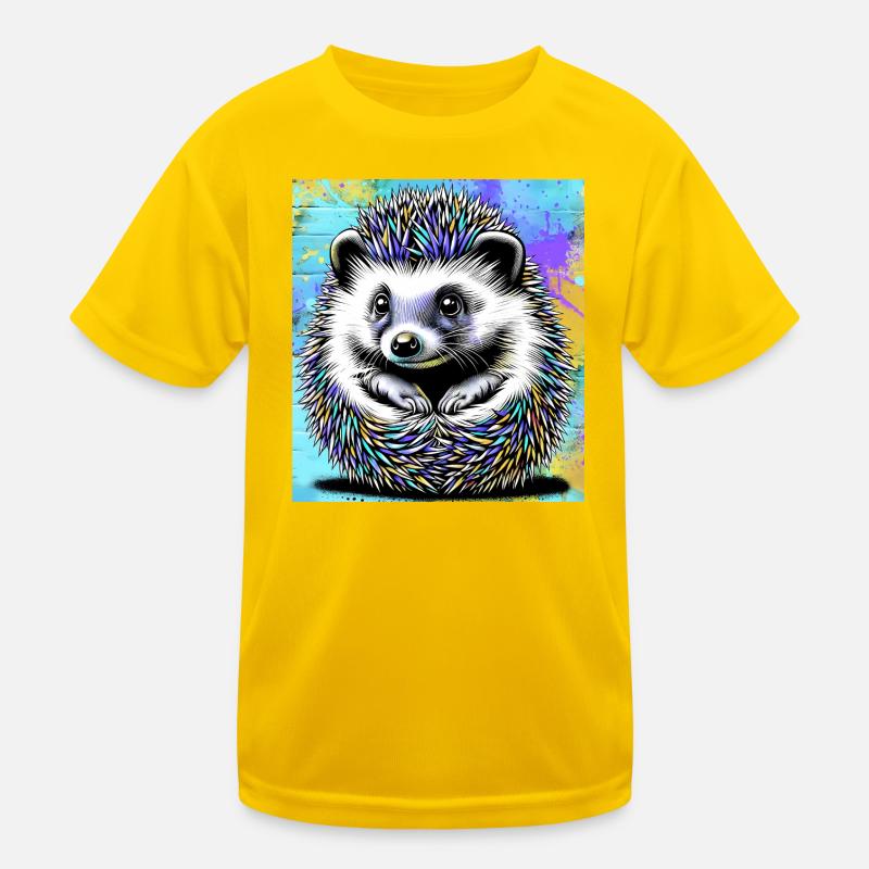 Igel Kinder Funktions-T-Shirt