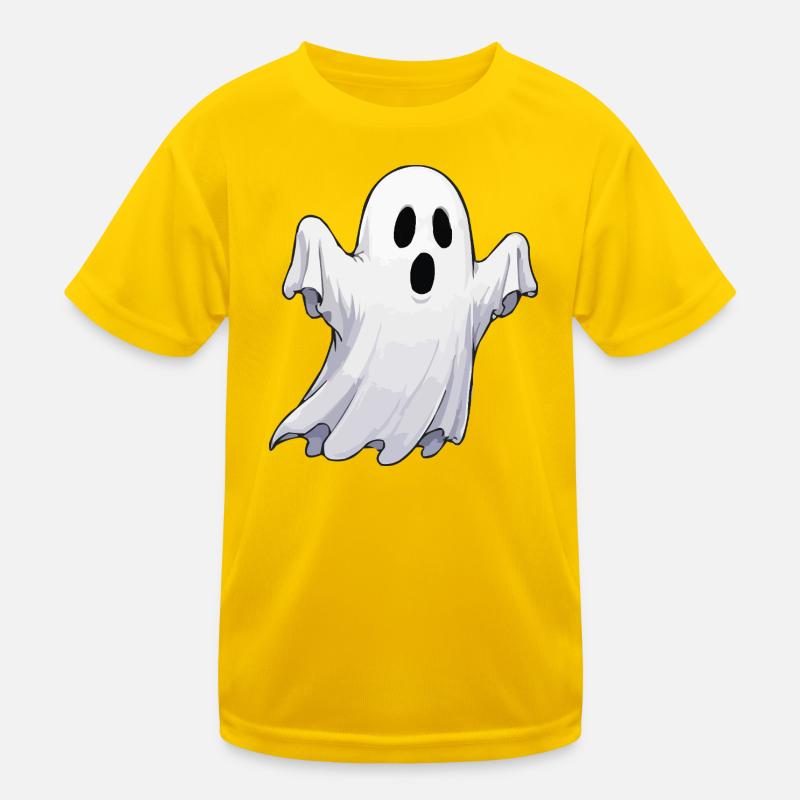 Friendly Haunted Ghost Kids Functional T-Shirt