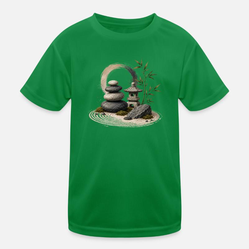 Zen Garten Ruhe Kinder Funktions-T-Shirt