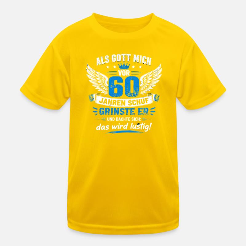 60er Geburtstag: Das wird lustig Kinder Funktions-T-Shirt