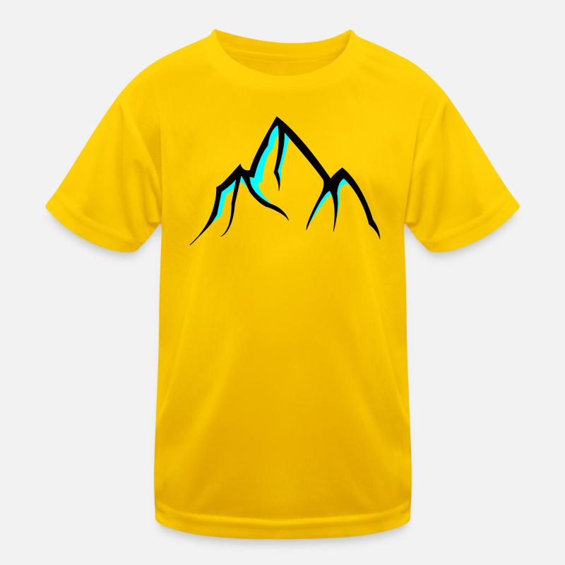 Mountains Mountains Kids Functional T-Shirt