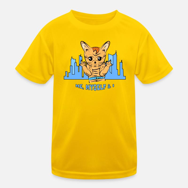 Chat urbain : moi, moi-même et moi T-shirt sport Enfant