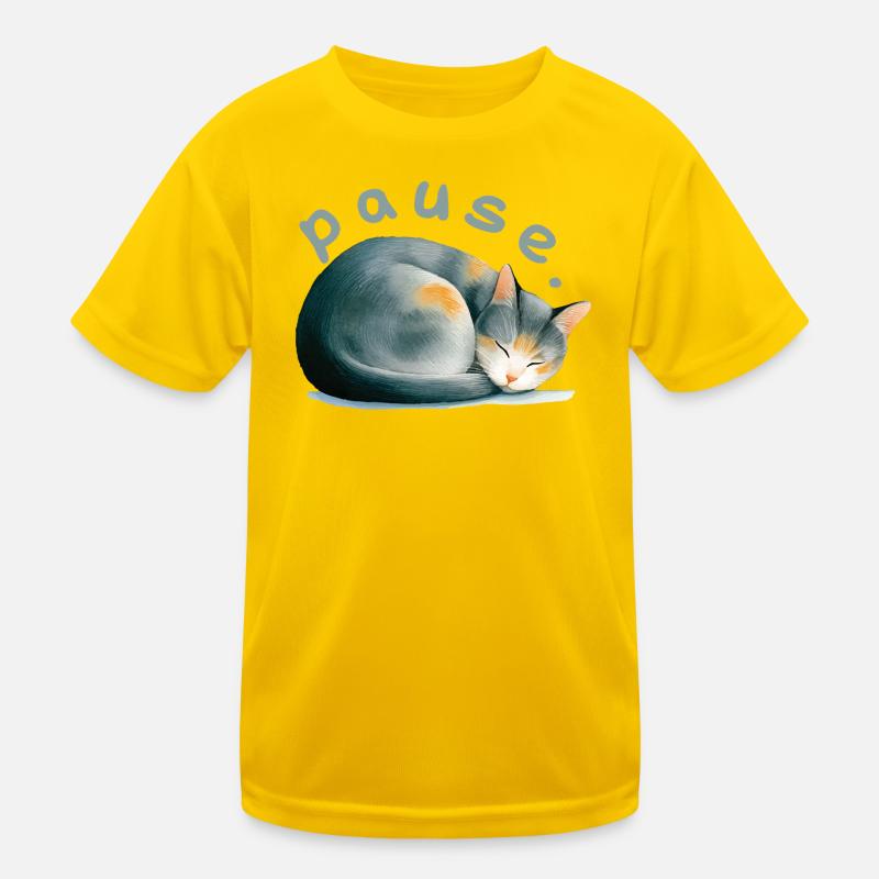 Pause Kinder Funktions-T-Shirt