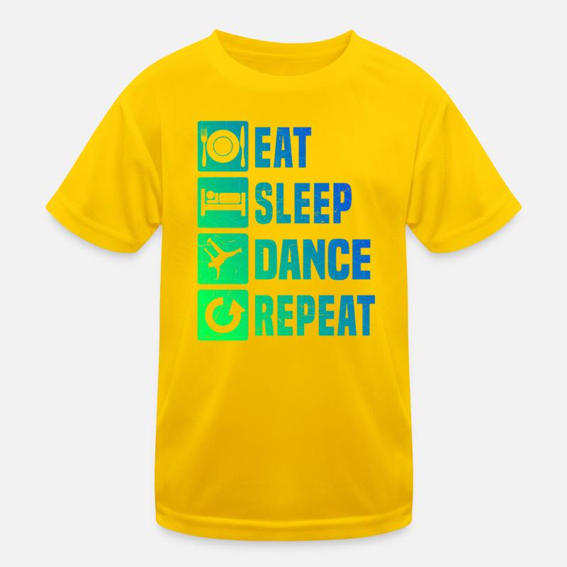 Geschenkidee für einen Breakdancer mit Streetdance Kinder Funktions-T-Shirt
