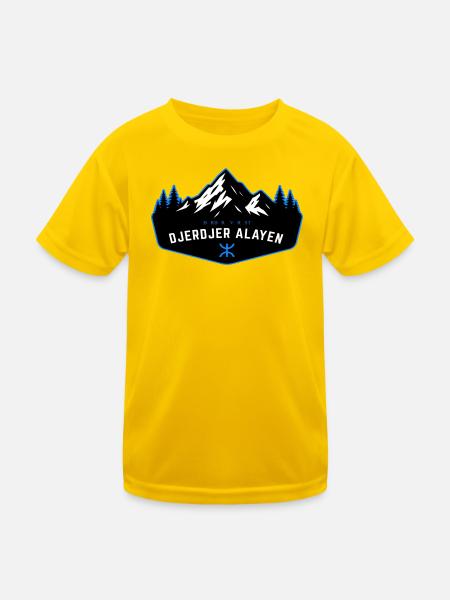 Djerdjer_Alayen_2 - T-shirt sport Enfant - jaune d'œuf - Devant