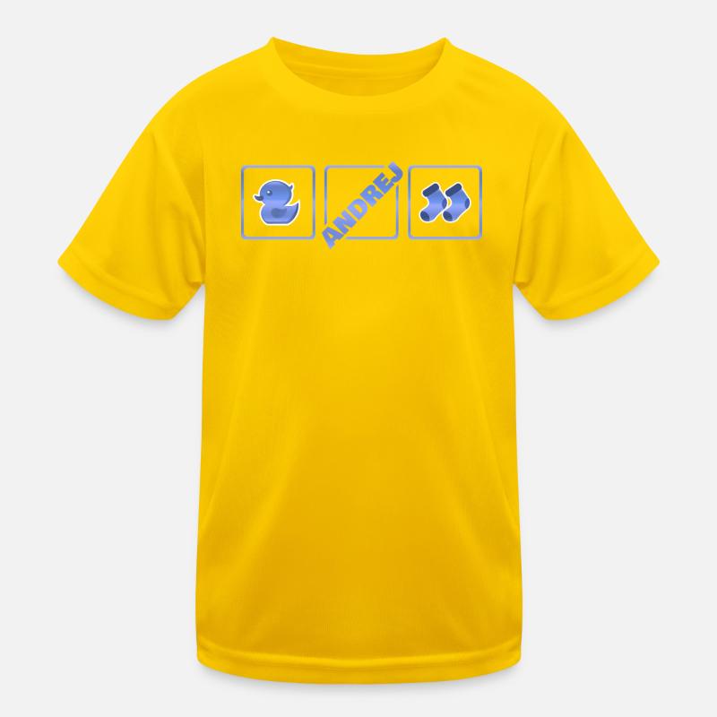 Geburt Andrej Kinder Funktions-T-Shirt