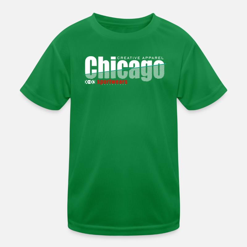 Dynamic Sport Design with Modern Sharpness Kids Functional T-Shirt