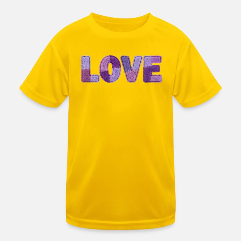 Patchwork Love – Impression tendance T-shirt sport Enfant
