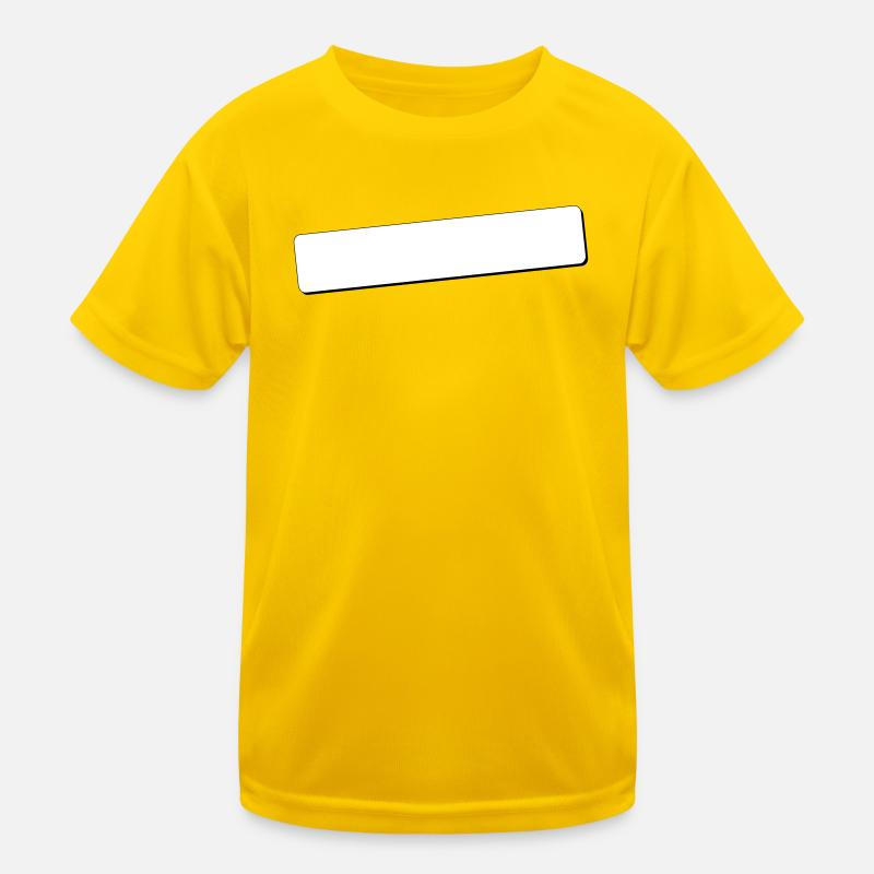 Coins arrondis du champ d’écriture | Ombre | Graphiques vectoriels T-shirt sport Enfant