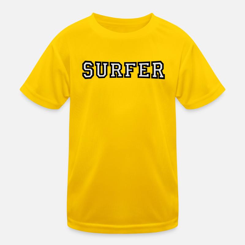 surfer Kinder Funktions-T-Shirt