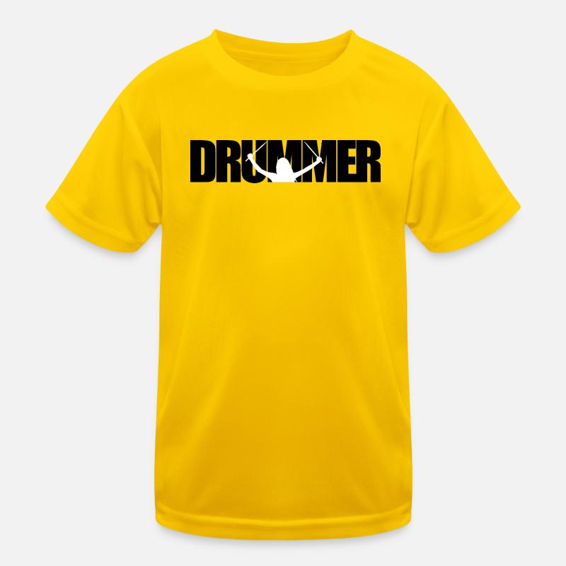 Drummer Hero Kinder Funktions-T-Shirt