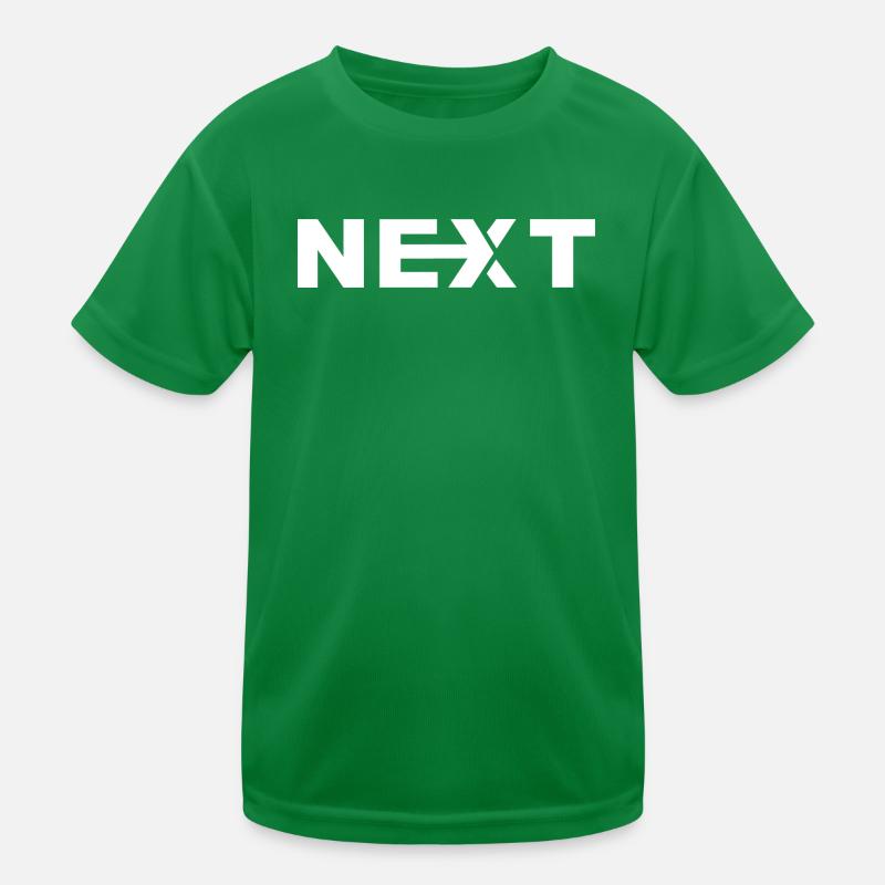 Next White Text Kids Functional T-Shirt