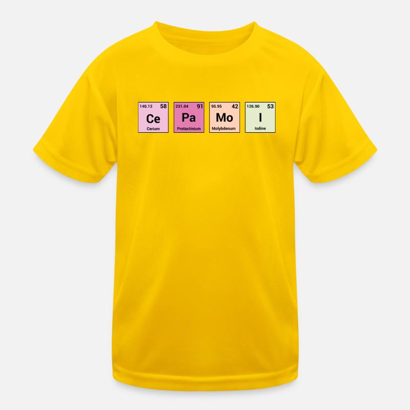 Cepamoi in periodic elements Kids Functional T-Shirt