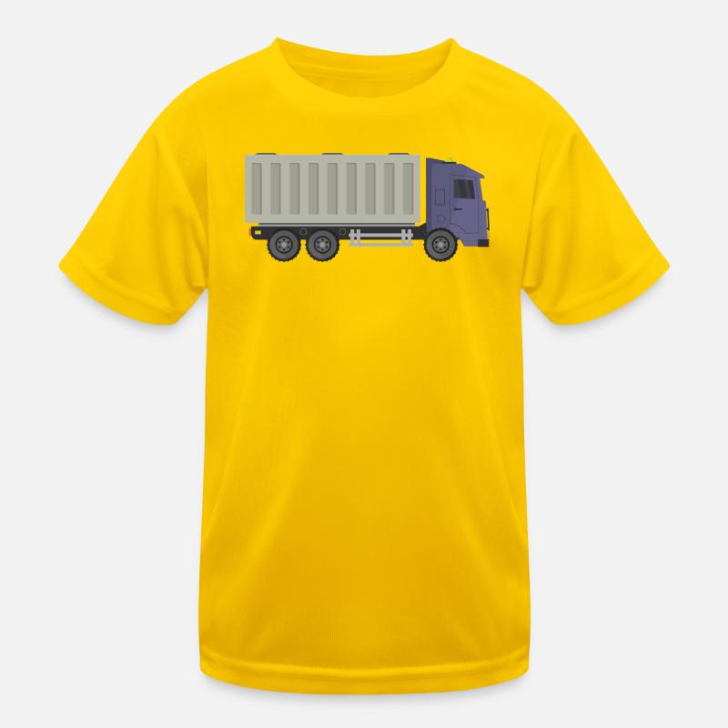 Container trucks Kids Functional T-Shirt