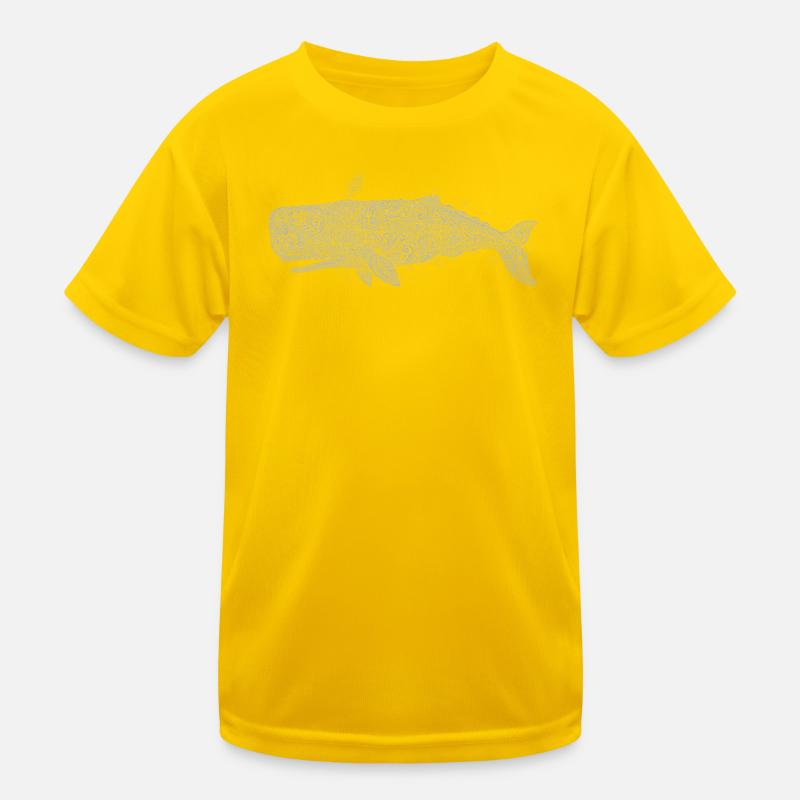 Pottwal Kinder Funktions-T-Shirt