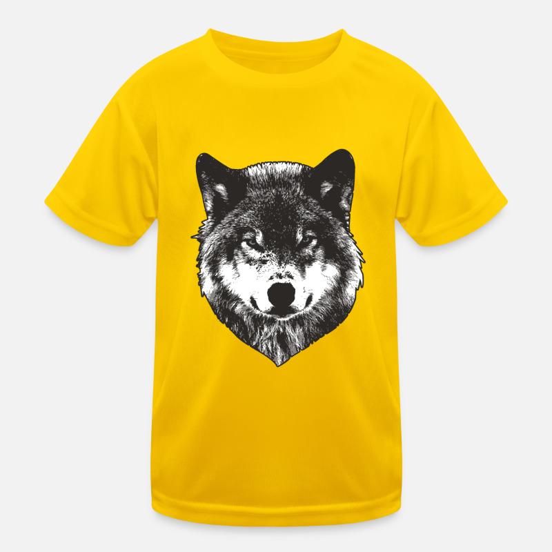 Visage de loup T-shirt sport Enfant