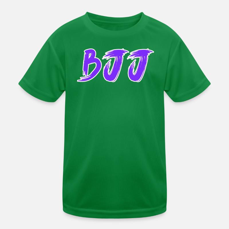BJJ Lila Gürtel – Jiu Jitsu Rang Design Kinder Funktions-T-Shirt
