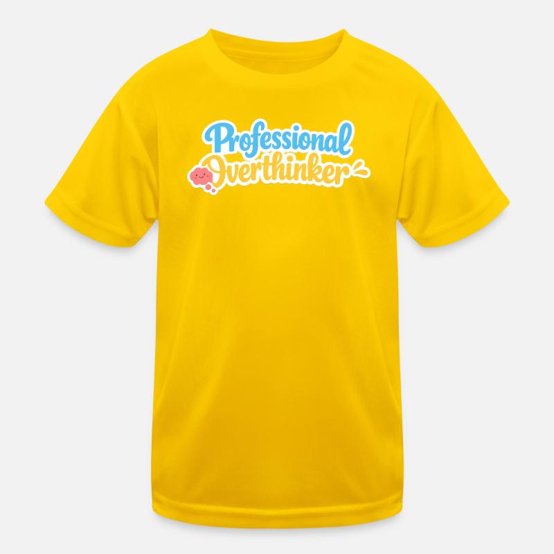 Professional OVERTHINKER Kinder Funktions-T-Shirt