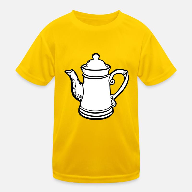 tee tea breakfast fruehstueck kaffee coffee17 Kinder Funktions-T-Shirt