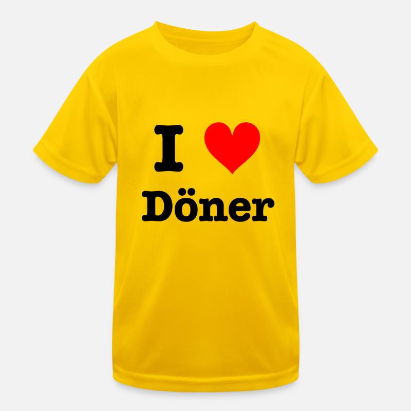 I love Döner Kinder Funktions-T-Shirt