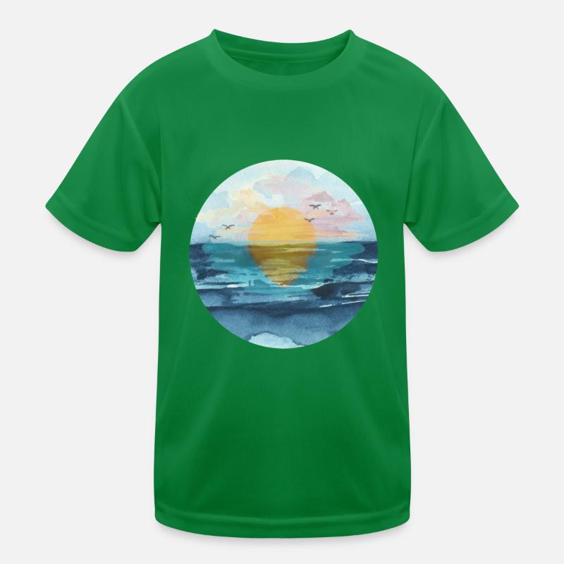 Sunset Kids Functional T-Shirt