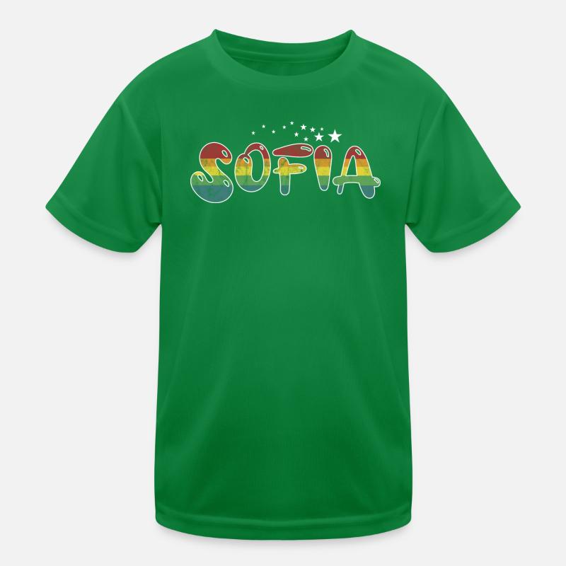 Vorname Sofia Mädchenname Namensgeschenk Kinder Funktions-T-Shirt