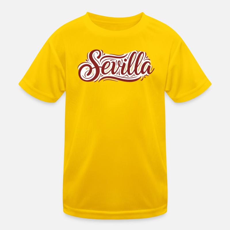 Seville Vintage Script Tee Kids Functional T-Shirt