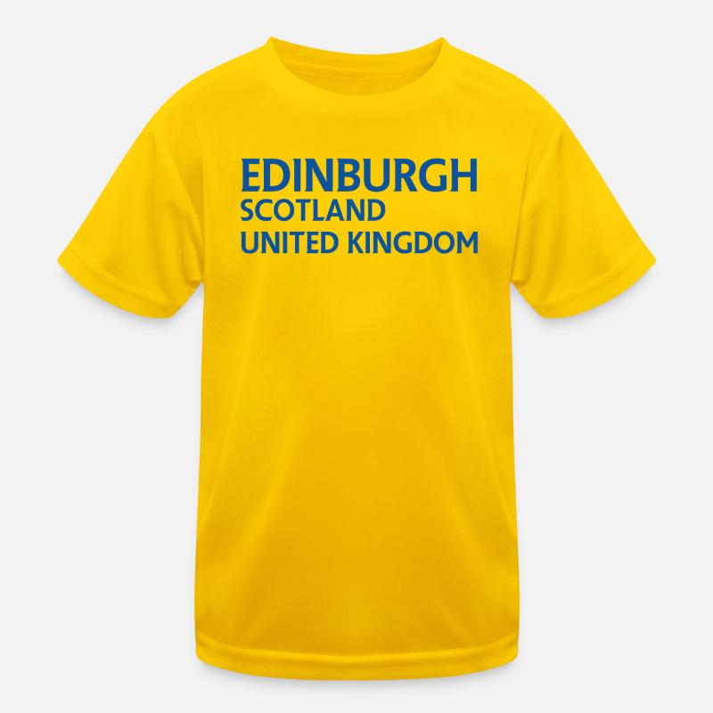 Édimbourg – Écosse Textdesign T-shirt sport Enfant