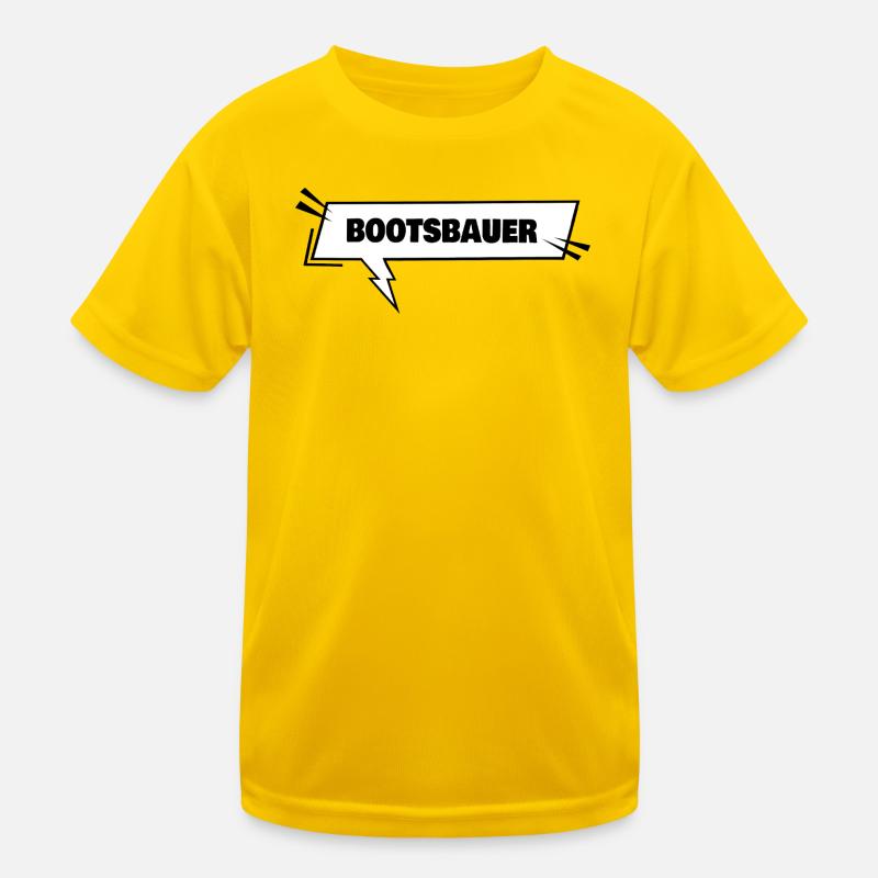 Bootsbauer als Bildung Kinder Funktions-T-Shirt