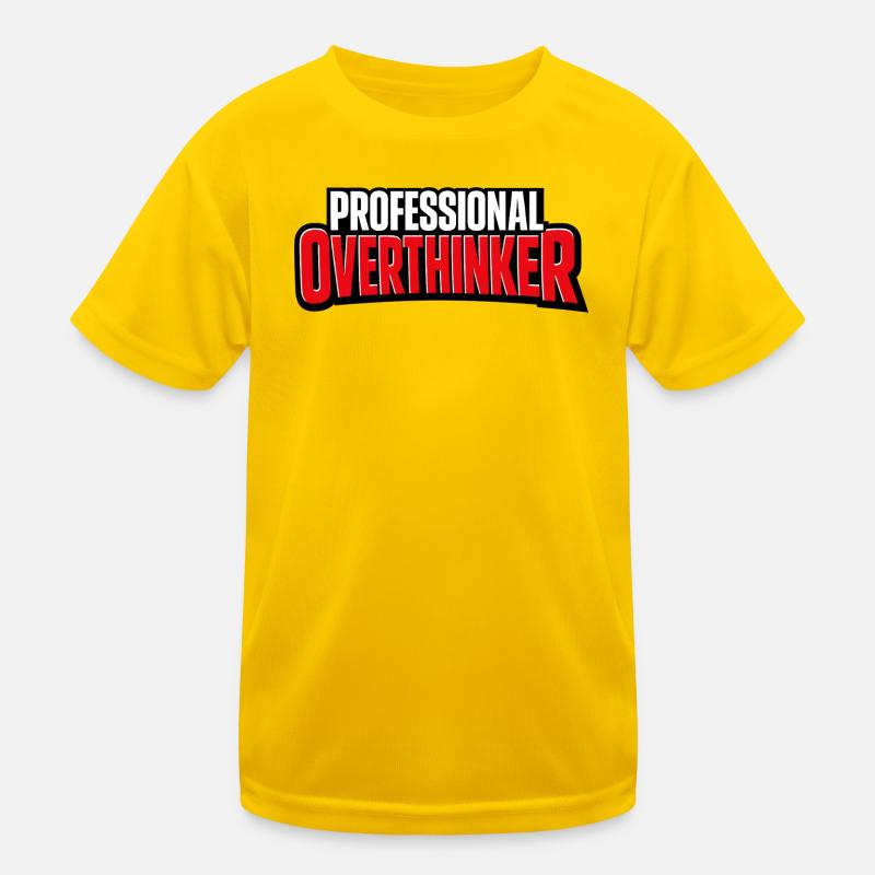 professional overthinker Kids Functional T-Shirt