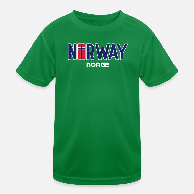 Norway - Norge - Norway - Flag - Scandinavia Kids Functional T-Shirt