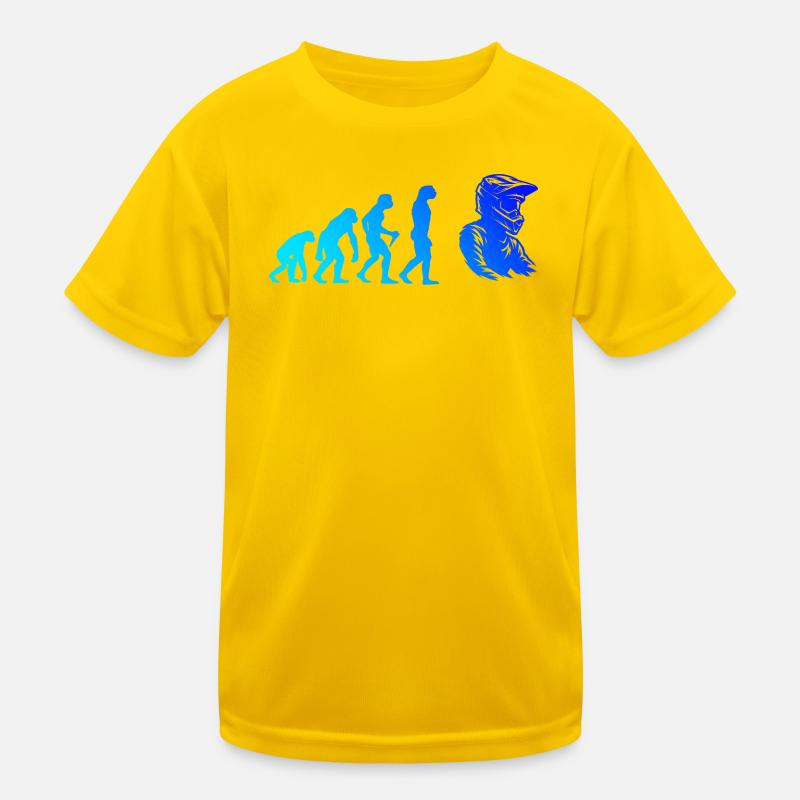 Compact motocross design for motocross Kids Functional T-Shirt