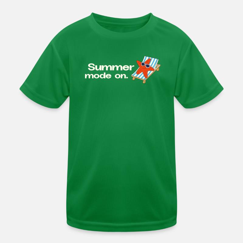 Mode Été Activé – Illustration rétro des fêtes T-shirt sport Enfant