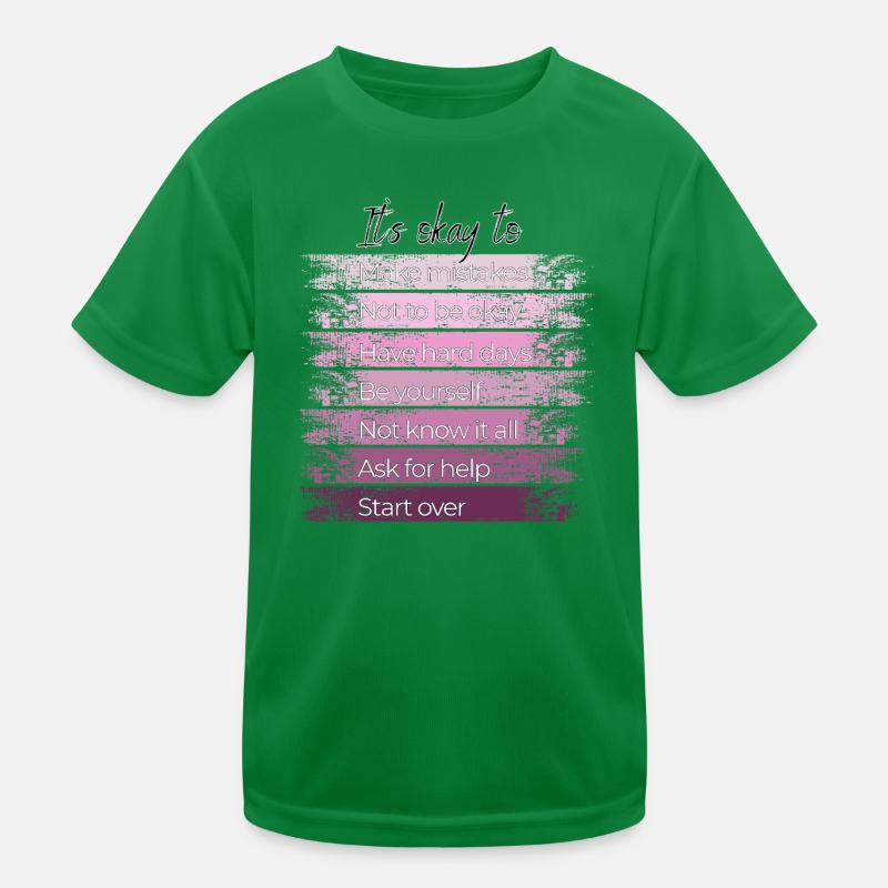 Il est normal de recommencer. T-shirt sport Enfant