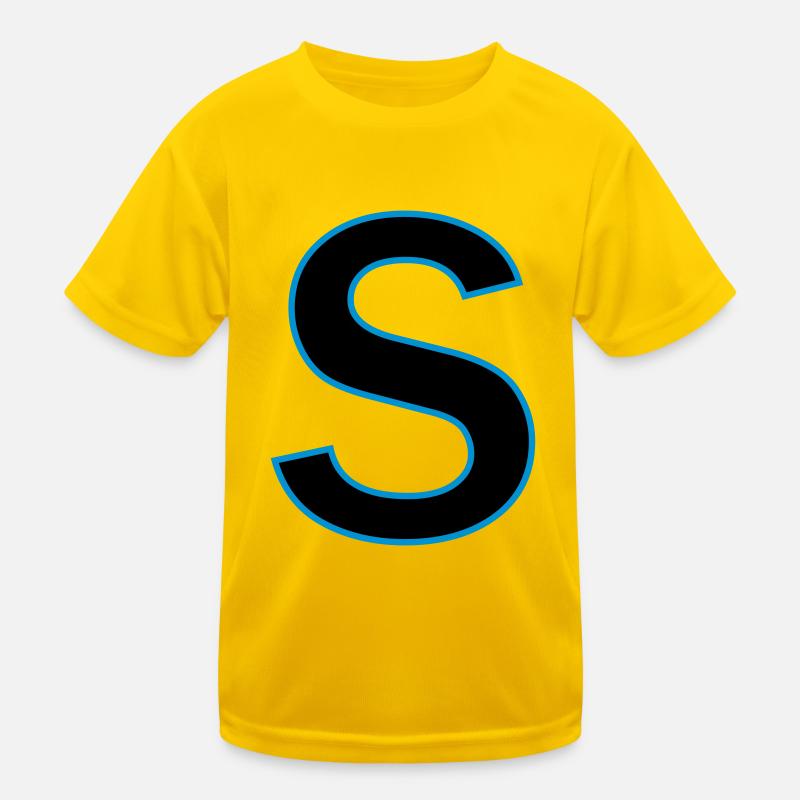 Buchstaben s Vektor Kinder Funktions-T-Shirt