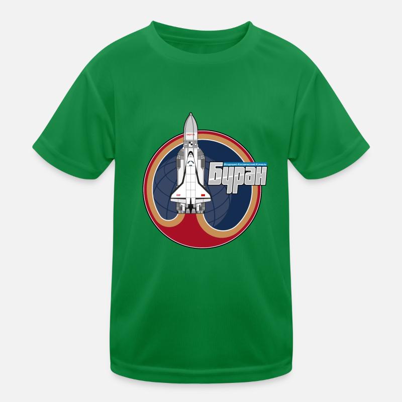 Buran Shuttle Kinder Funktions-T-Shirt